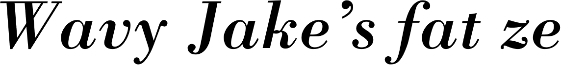 Bodoni Italic