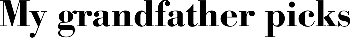 Bodoni Serial Bold