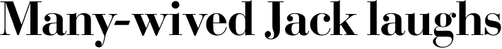 Bodoni SH Med