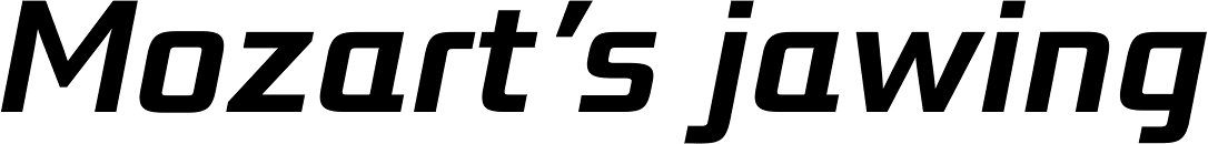 Bunken Tech Sans Pro SemiBold Italic