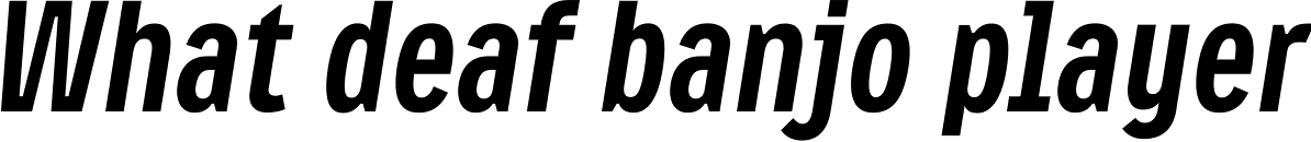CA Oskar Condensed Bold Italic