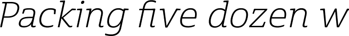 Cabrito Semi Ext Light Italic