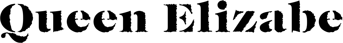 Caslon Fina Stencil EF Black Rough