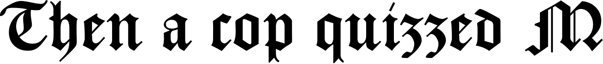 Caslon Gotisch