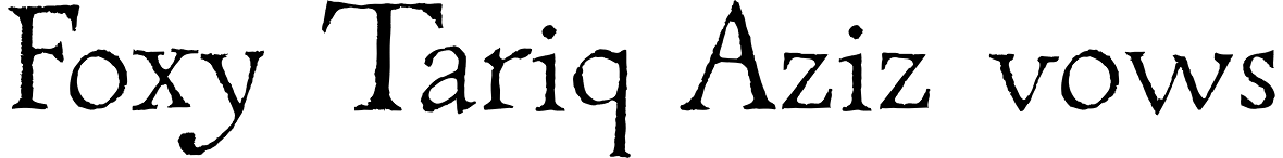 Caslon Manuscript