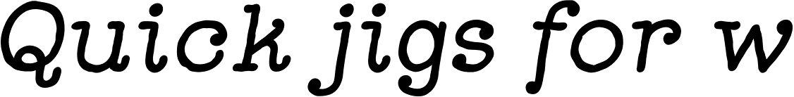 Catalina Typewriter Bold Italic