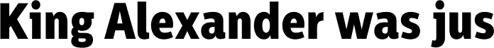 Centrale Sans Condensed ExtraBold