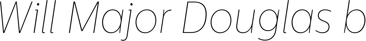 Centrale Sans Condensed ExtraThin Italic