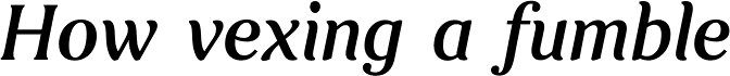 Clarence Italic