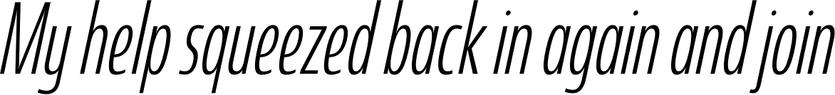 Coegit Compact Light Italic