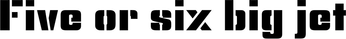 Combat Typeface Heavy