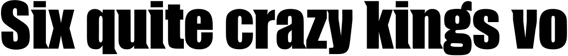 Compressor Wedge Serif