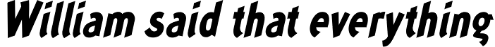 Concept Sans Condensed ExtraBold Italic