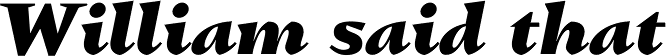 Conqueror Black Italic