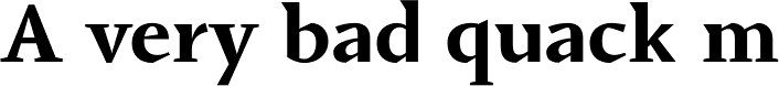 Conqueror Text Bold