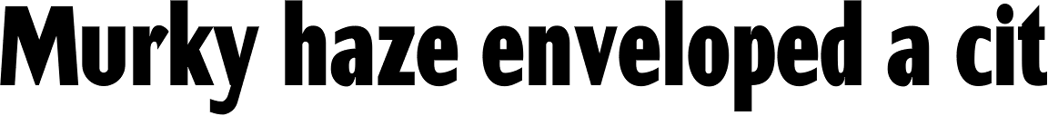 Contra Condensed ExtraBold