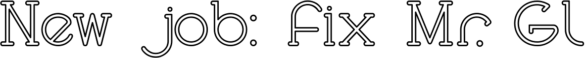 Courier Coco Outline