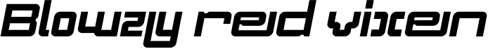 DBL Cheque Demi Italic