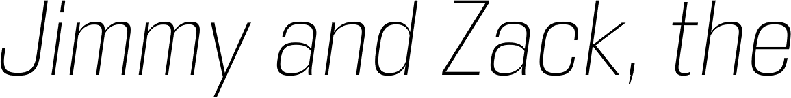 DDT Cond ExtraLight Italic