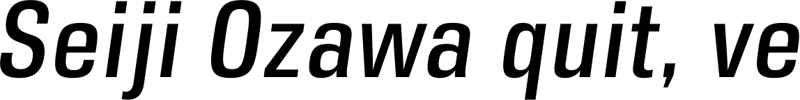 DDT Cond Italic
