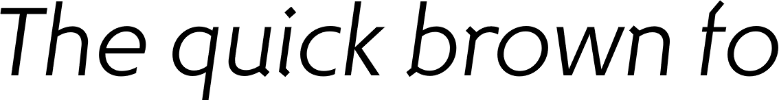 Dee Dee Light Italic