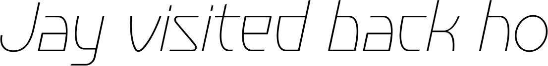 Dee ExtraLight Italic