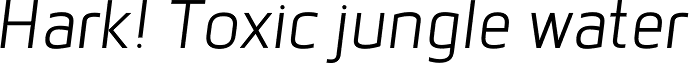 Deria Sans Light Italic