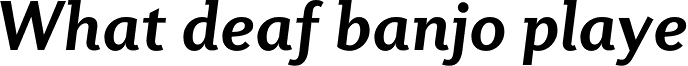 Diverda Sans Pro Italic