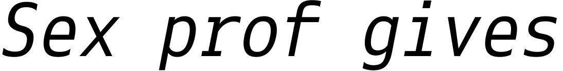 Eco Coding Italic