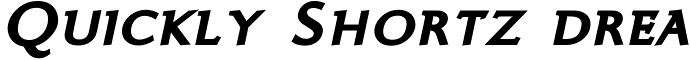 Ela Demiserif Black Caps Italic