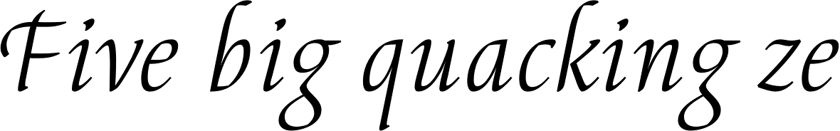 Elysa EF Light Italic Sw1