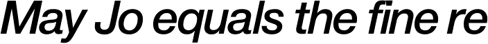 Europa Grotesk Nr 2 SH Med Italic