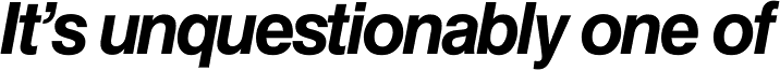 Europa Grotesk SH Med Italic