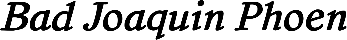 Extra Extra Italic