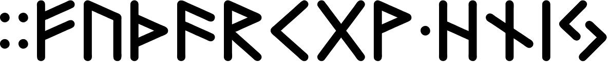 Felt-Tip Futhark Bold