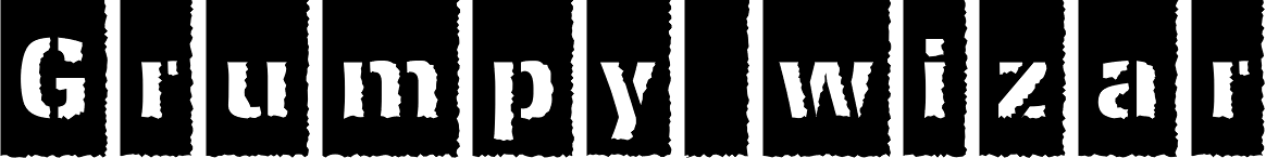 Ferro Stencil AI Bold Neg Rough