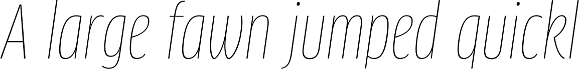 FF Clan Pro Cond Thin Italic