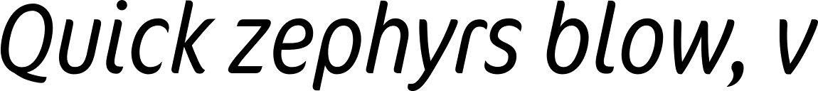 FF Cocon OT Cond Light Italic