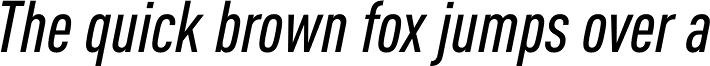 FF DIN Pro Cond Medium Italic
