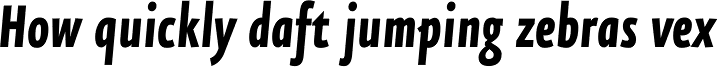FF Eureka Sans OT Cond Bold Italic