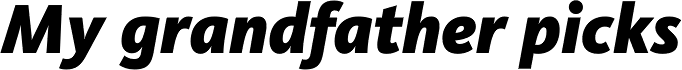 FF Kievit OT Black Italic