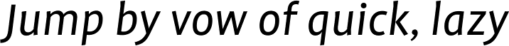 FF Profile Pro Italic