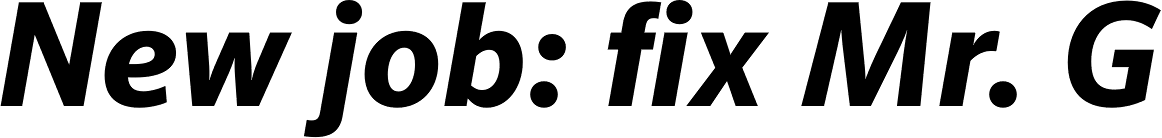 FF Sero Pro Bold Italic