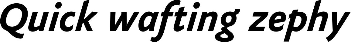 FF Yoga Sans OT Bold Italic