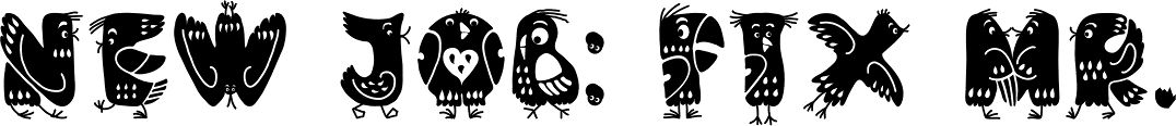 Foppish Birdie