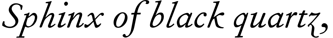 Fournier MT Italic
