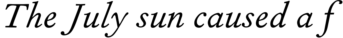 Fournier MT Italic Old Style Figures