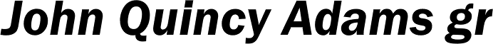 Franklin Gothic Demi Italic