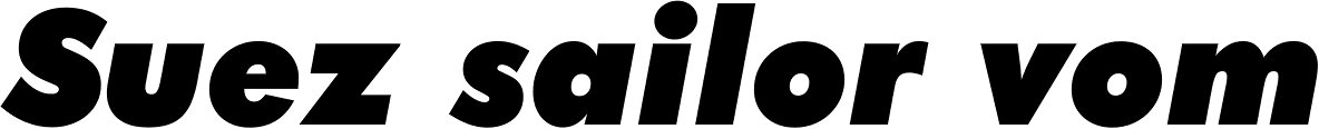 Futura ExtraBlack Italic