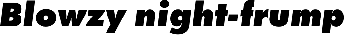 Futura ExtraBold Oblique